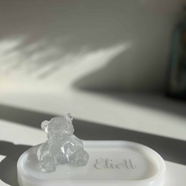 Welcome baby - ourson et plateau