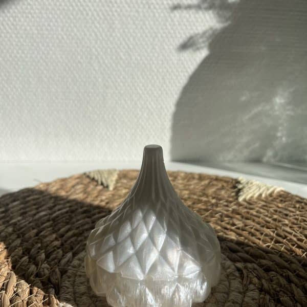boite à bijoux diamant blanc nacré