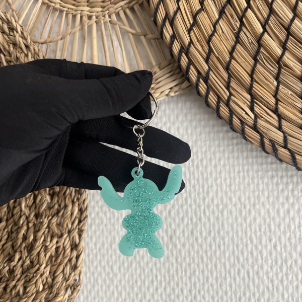 Stitch vert pailleté